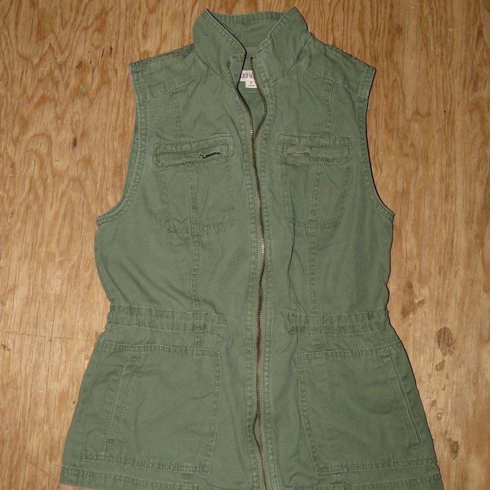 Army Green Cargo Vest